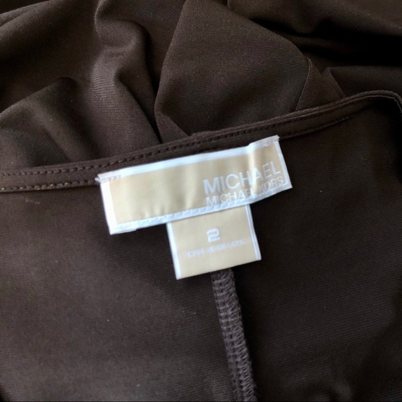 Michael Kors Stunning Zipper Brown Dress - Picture 10 of 14